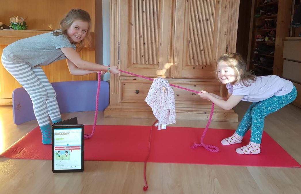 Kids in Bewegung mit der Kitu-App