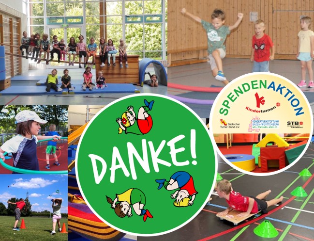 Die Spendenaktion Kinderturnen 2022 war ein voller Erfolg