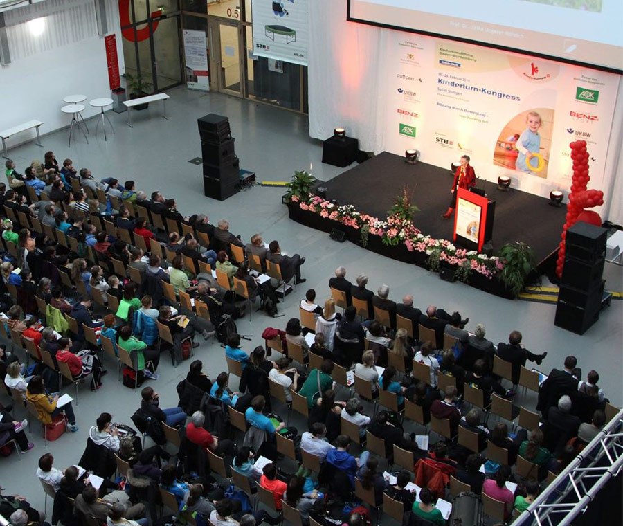 Die Kinderturnstiftung BW fördert den Kinderturn-Kongress in Stuttgart