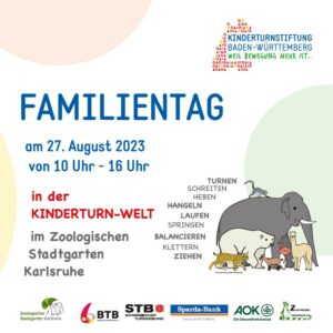 Kommen Sie vorbei zum Familientag 2023 am 27.08.2023